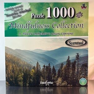 $3/20 🧩 NEW Eucalyptus Scented Mountain Forest 1000 Piece Jigsaw Puzzle